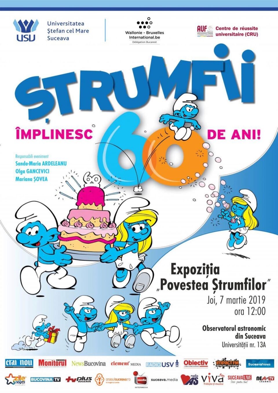 Ștrumfi la USV