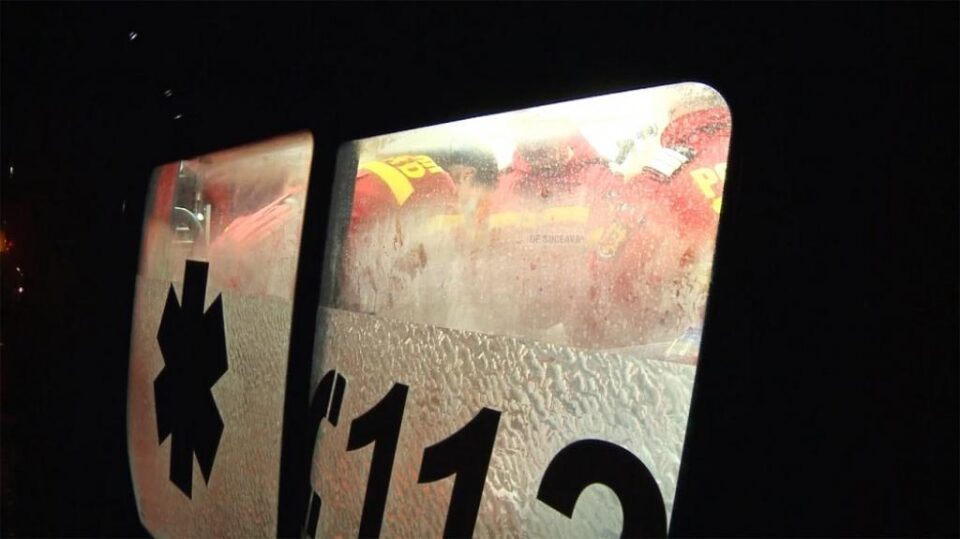 La fața locului a sosit și un echipaj SMURD