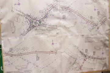 Proiectul rutei ocolitoare care va deservi noul pod peste apa Sucevei