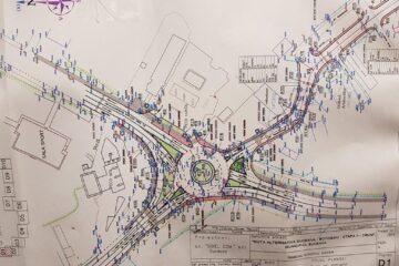 Proiectul sensului giratoriu de la intersecția cu noua rută ocolitoare