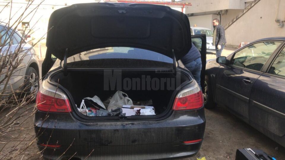 Autoturismul din care a fost furata o suma importanta de bani