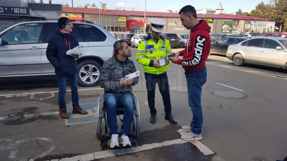Campanie de prevenire a ocupării fără drept a locurilor de parcare destinate persoanelor cu dizabilități