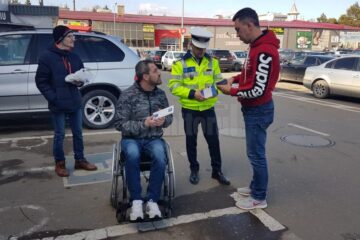 Campanie de prevenire a ocupării fără drept a locurilor de parcare destinate persoanelor cu dizabilități