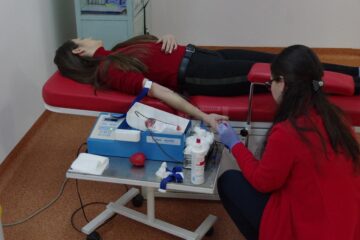 Studenți donatori de sânge