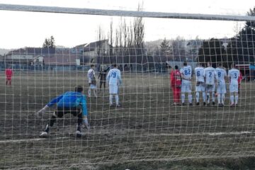 Câmpulungenii au străpuns de două ori apărarea celor de la Verești. Foto Andreea Ardeleanu
