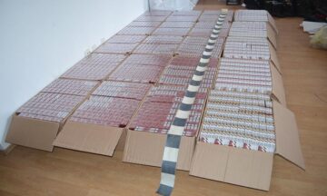 15.000 de pachete de țigări capturate cu focuri de armă la graniță