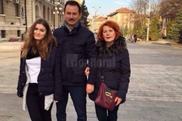 Marian Andronache, alaturi de soția sa Cătălina și fiica lor