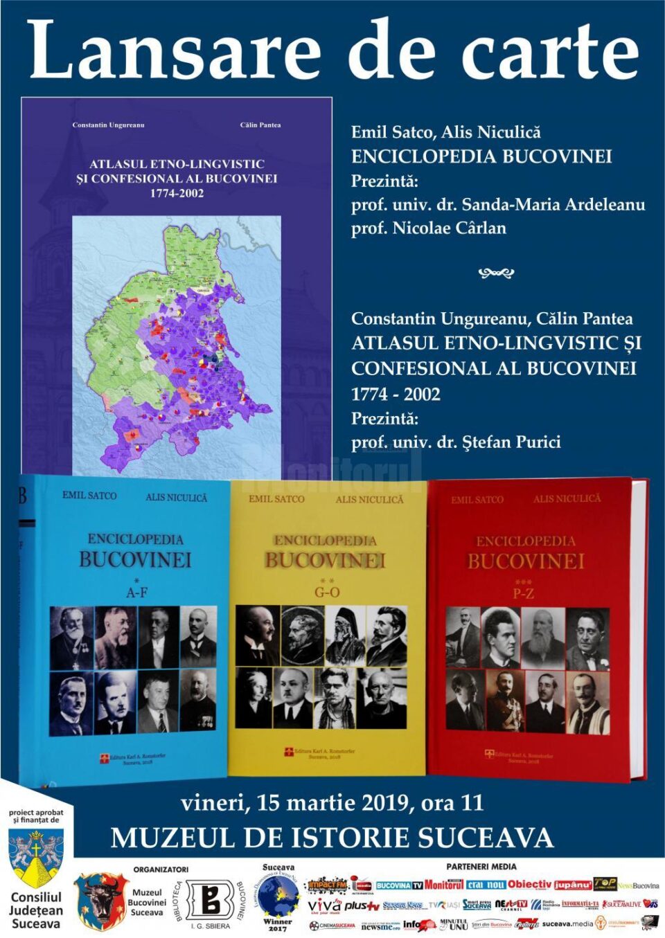 Dublă lansare de carte, la Muzeul de Istorie din Suceava