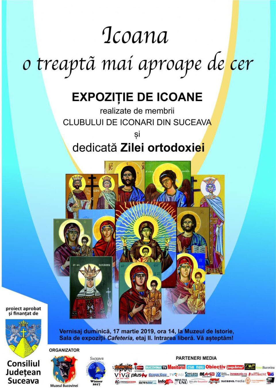 Expoziția „Icoana – o treaptă mai aproape de cer”, la Muzeul de Istorie Suceava