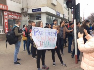 Rădăuțenii s-au solidarizat cu acțiunea „România vrea autostrăzi”