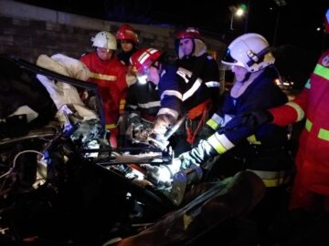 Accident fatal la zidul morții