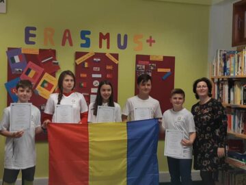 Elevi și profesori de la Liceul Tehnologic „Mihai Eminescu” Dumbrăveni, în Portugalia