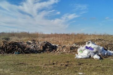 Locuri frumoase, dar sufocate de deșeuri, pe malul Siretului