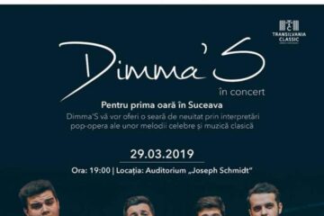 Grupul vocal de pop-opera Dimma’S, în concert la Suceava