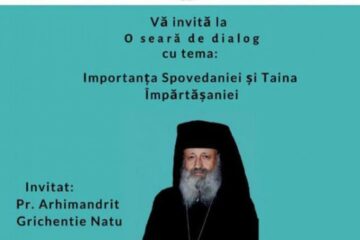 Seară de dialog cu părintele arhimandrit Grichentie Natu, la Biblioteca ASCOR