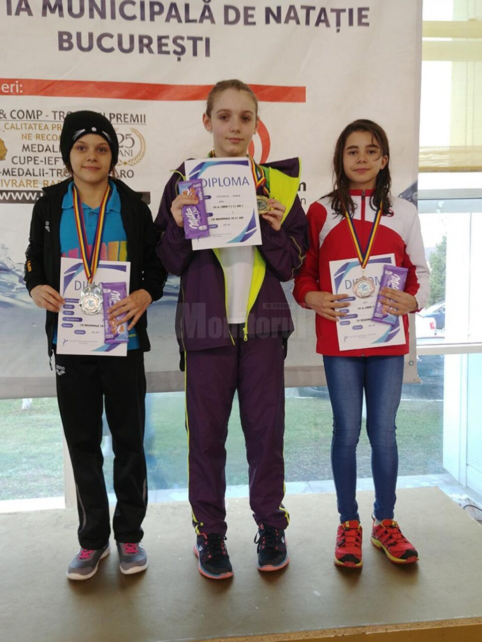 Maria Moscaliuc a câștigat proba de 50 metri liber, fiind singura din țară cu un timp sub 30 de secunde