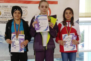 Maria Moscaliuc a câștigat proba de 50 metri liber, fiind singura din țară cu un timp sub 30 de secunde