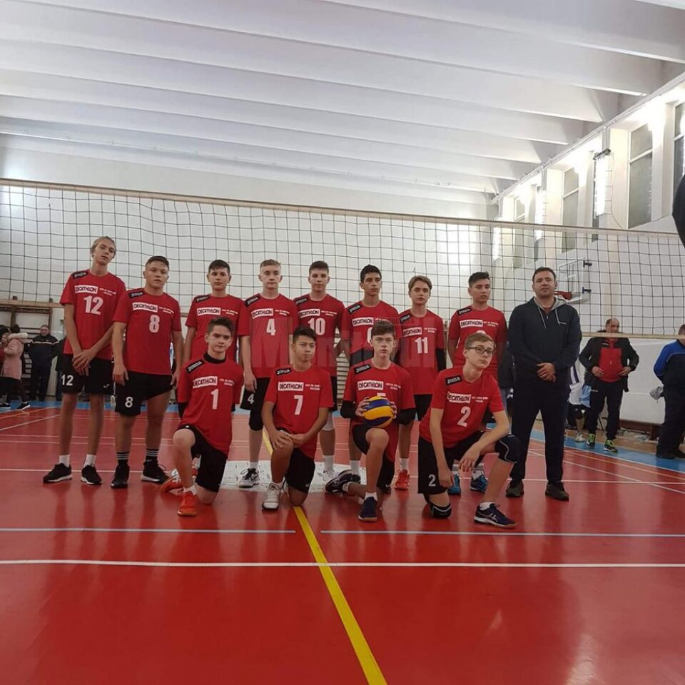 Echipa de volei speranțe CSS Nicu Gane Fălticeni, antrenor Ionel Ciocan