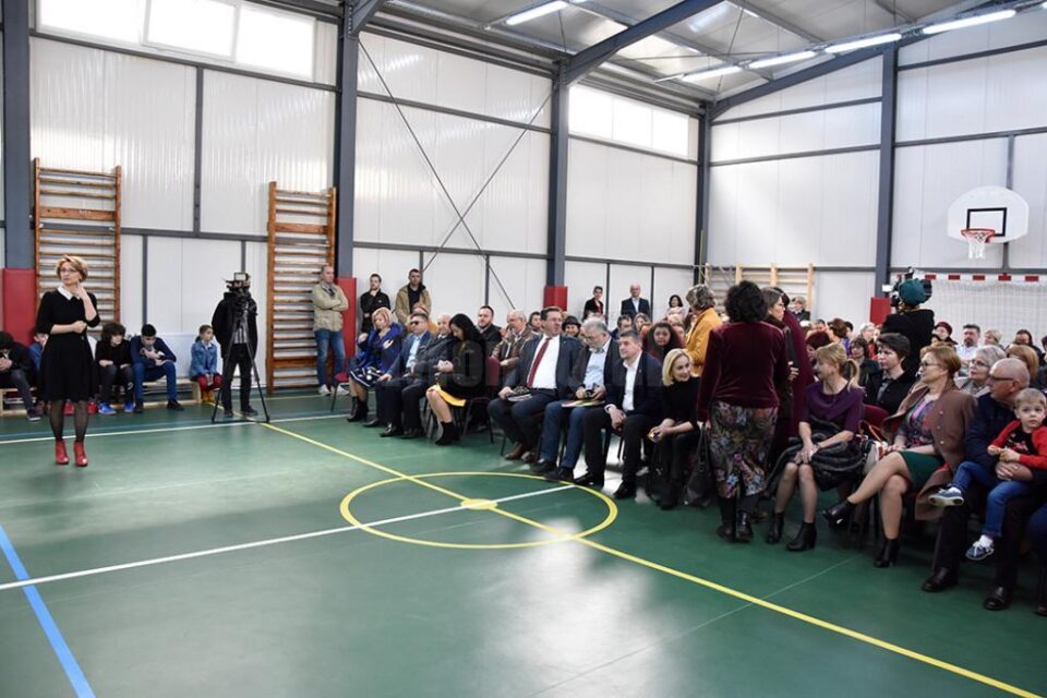 Sală nouă de sport la Școala Gimnazială "Al. I. Cuza"