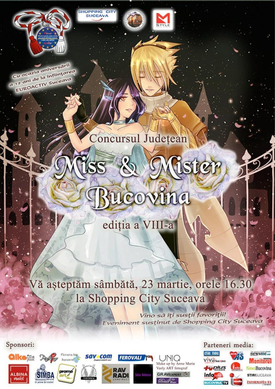 Concursul județean „Miss & Mister Bucovina”, ediția a VIII-a, sâmbătă, la Shopping City Suceava Concursul județean „Miss & Mister Bucovina”, ediția a VIII-a, sâmbătă, la Shopping City Suceava