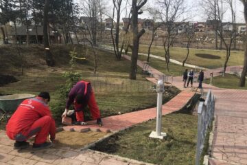 Alei special amenajate pentru cărucioare cu copii, biciclete, trotinete și role, în Zona de Agrement Tătărași