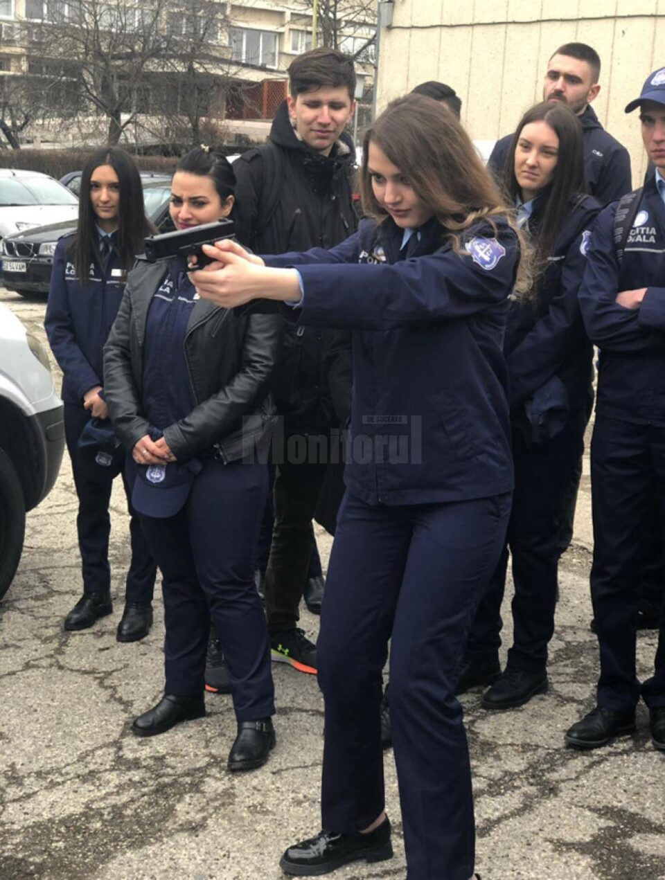 Vizita studenților în cadrul I.P.J. Suceava a fost un prilej inedit pentru a intra în contact cu un personal calificat