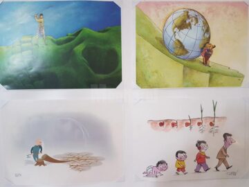 Expoziție de grafică și fotografie dedicată pădurii, pe holurile Direcției Silvice Suceava