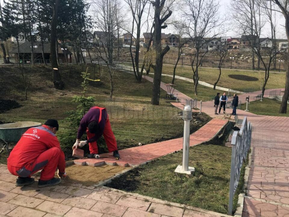 Amenajarea de alei pentru cărucioare cu copii, biciclete, trotinete și role, în Zona de agrement Tătărași