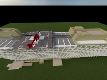 Proiectul pistei pentru elicoptere pe Spitalul de Urgență Suceava