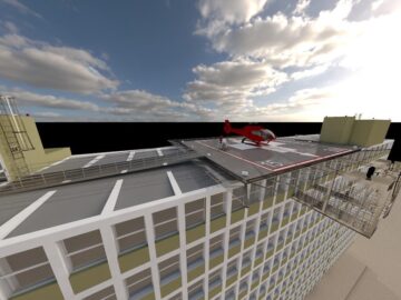 Proiectul pistei pentru elicoptere pe Spitalul de Urgență Suceava