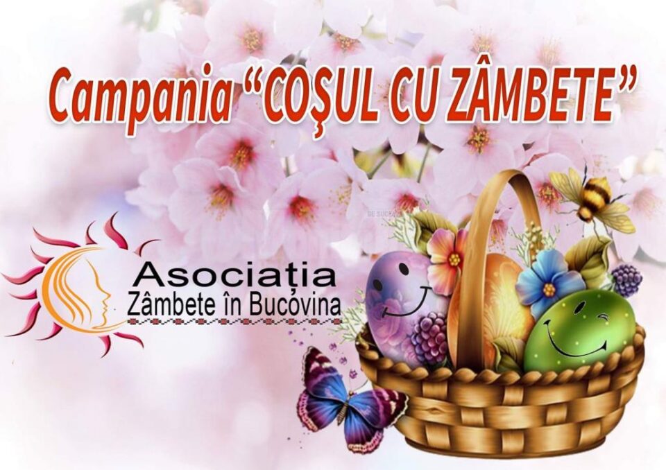„Coșul cu zâmbete”, campanie umanitară în preajma sărbătorilor de Paști