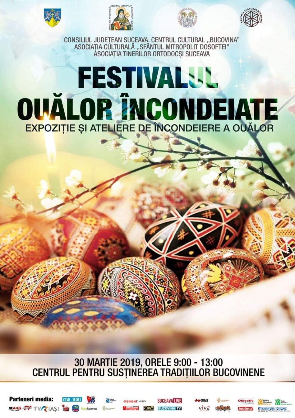 Copii și tineri, așteptați sâmbătă la Centrul Pentru Susținerea Tradițiilor Bucovinene, la un atelier de încondeiat ouă