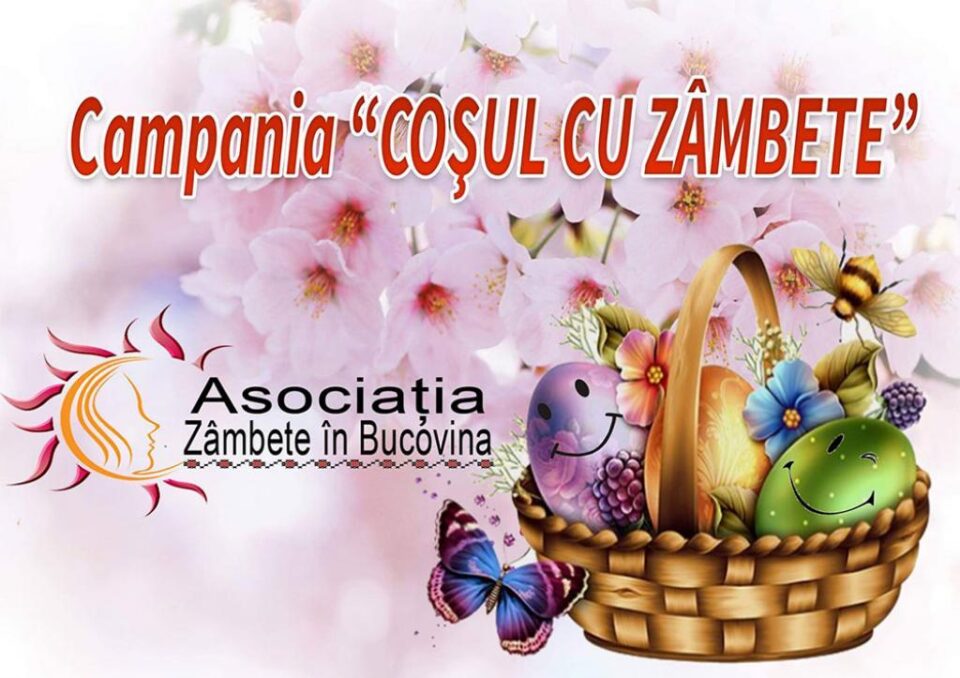 „Coșul cu zâmbete”, campanie umanitară în preajma sărbătorilor de Paști