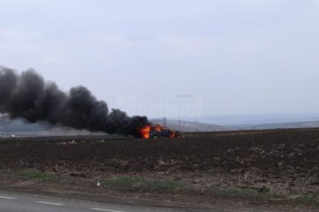 incendiu masina