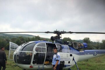 Elicopter pentru monitorizare trafic