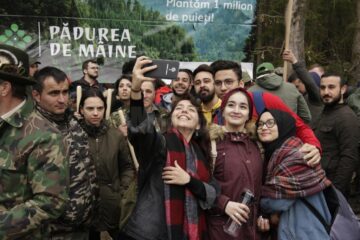 „Pădurea de mâine” a mai crescut cu 6160 de puieți de arbori, cu ajutorul voluntarilor 4 foto Ema Motrescu