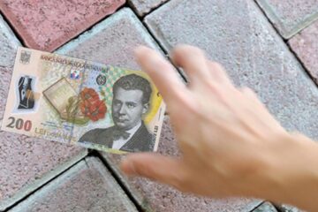 Banii au fost găsiți pe jos Banii au fost găsiți pe jos