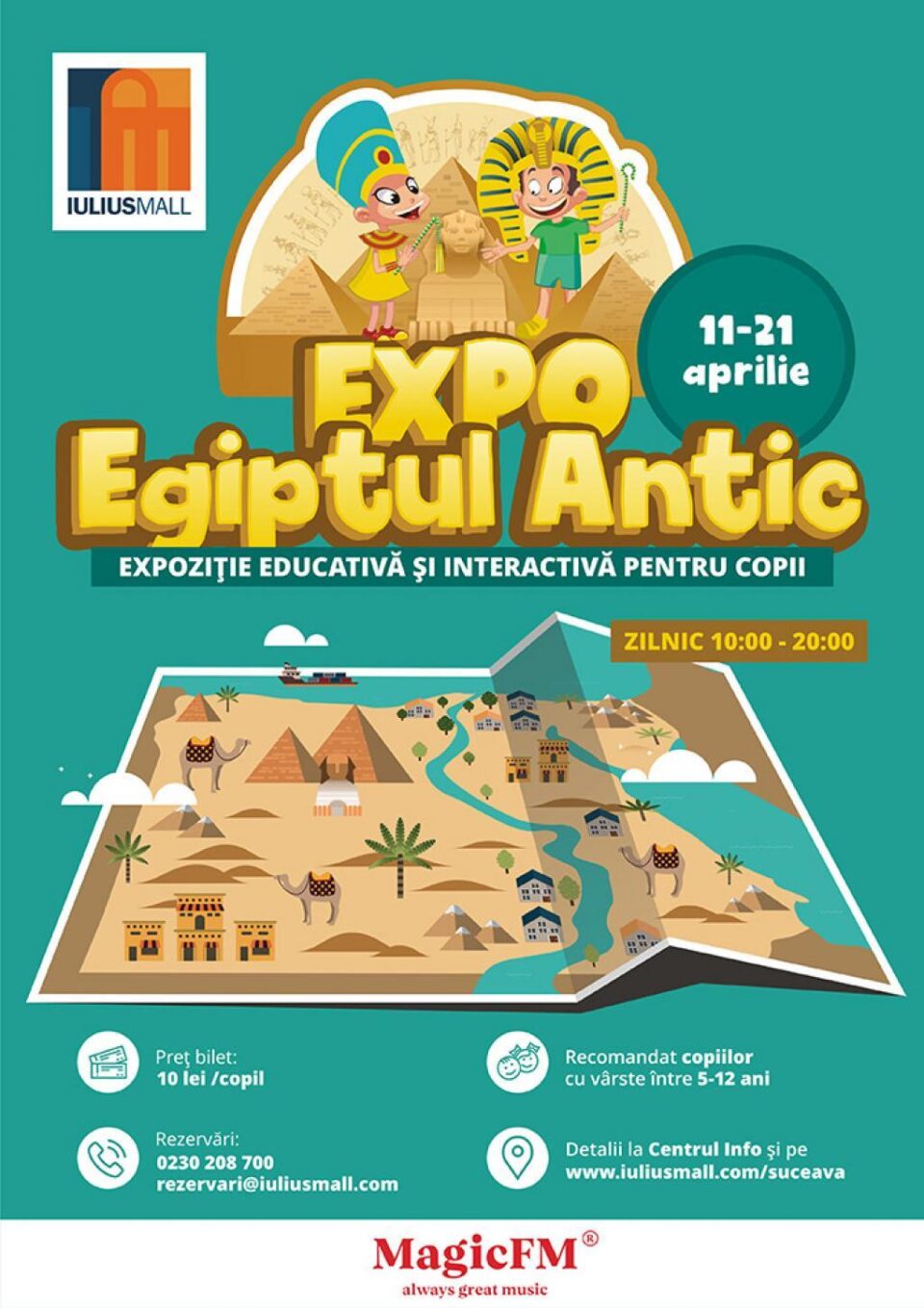 Activitate inedită, educativă și distractivă pentru copii, la Iulius Mall Suceava