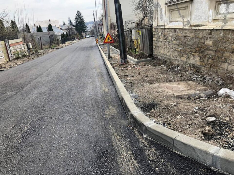 Strada Dragoș Vodă, din centrul Sucevei, refăcută în totalitate
