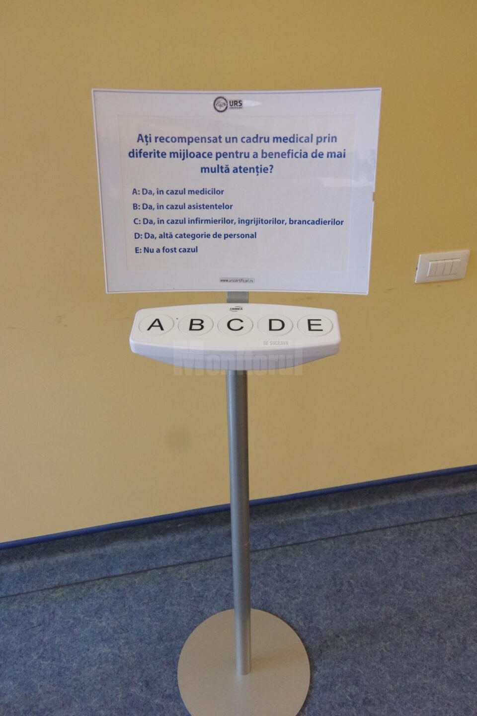 "Ursulețul" pentru controlul șpăgii "Ursulețul" pentru controlul șpăgii