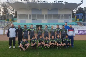 O parte din absolvenții cursului de arbitri organizat de AJF