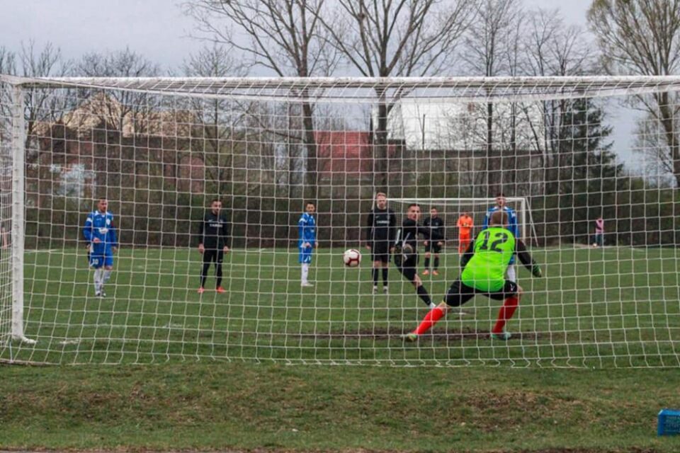 Radu Ungurianu a deschis scorul în minutul 47, din penalty. Foto Cristian Plosceac