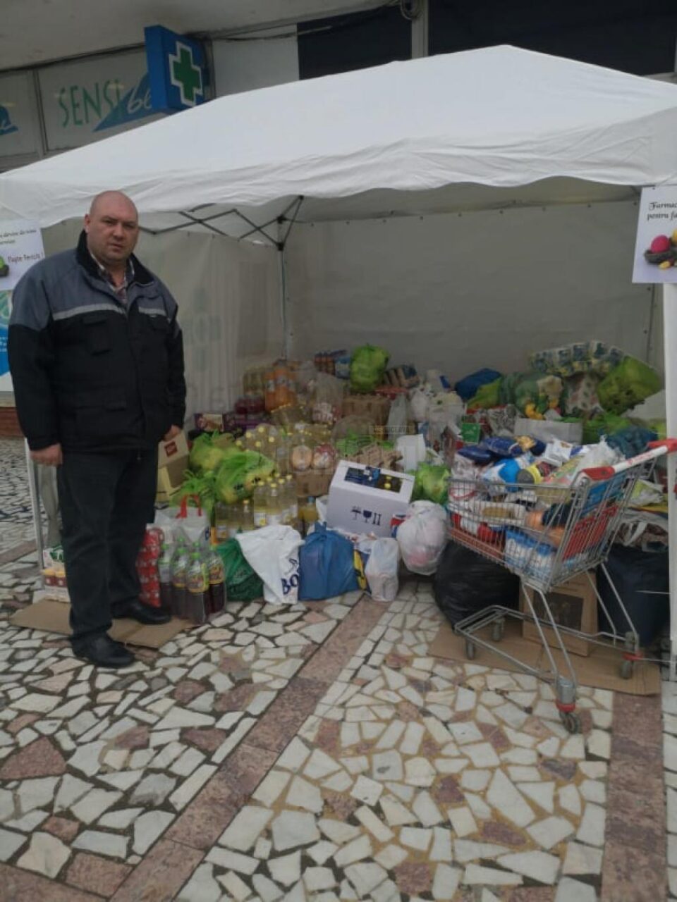 Mugurel Duceag, inițiatorul campaniei umanitare de la Fălticeni