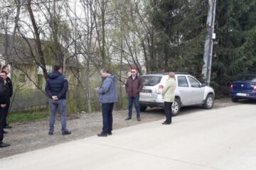 Echipa venită în control la pârâul Șcheia