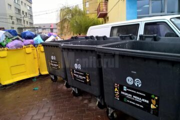 Cușnir crede că în Suceava este nevoie de mai multe pubele pentru colectarea deșeurilor uscate