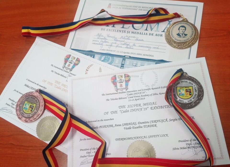 Aur, argint și bronz la Salonul Internațional al Inovării și Cercetării Studențești, de la Sibiu