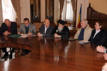 Semnarea ordinului de începere a lucrărilor la Cazinoul Băilor din Vatra Dornei