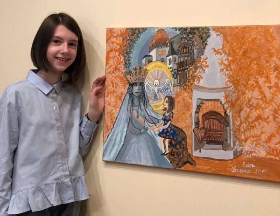 Artista Anastasia Hisem, în vârstă de 9 ani, premiată în cadrul Concursului Național „Carmen Sylva” Artista Anastasia Hisem, în vârstă de 9 ani, premiată în cadrul Concursului Național „Carmen Sylva”