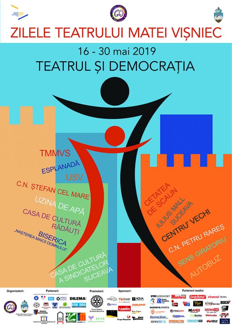 Festival de teatru la Suceava, în luna mai