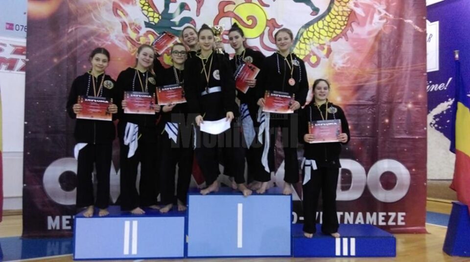 Sportivii de la Kim Long Dao Fălticeni au avut o evoluție apreciată la Roman